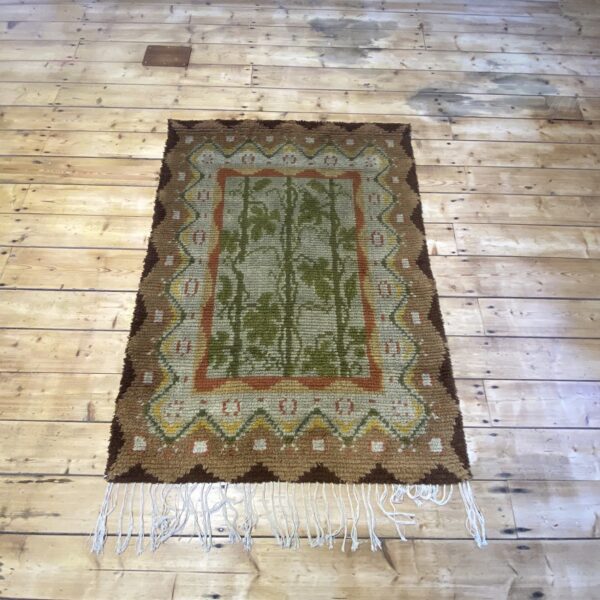Antique Finnish Ryamatta/Shag carpet - A W Raitio